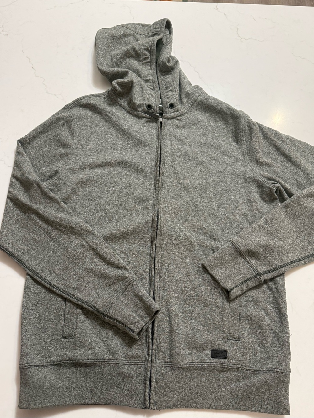 DKNY Jeans Gray Full Zip Hoodie Men’s Large